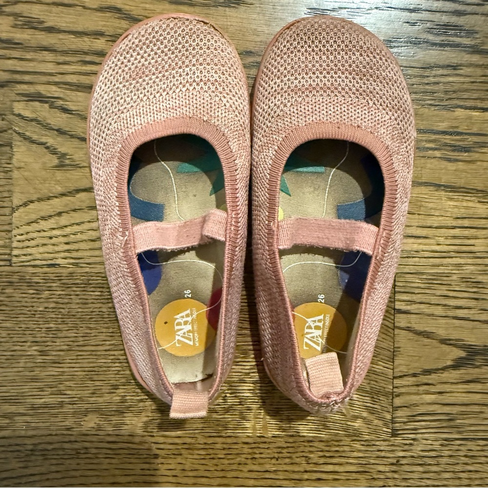 Zara Kids Mary Jane Stretch Sneakers